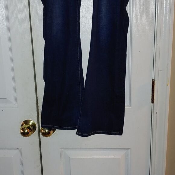 Lucky Brand Lolita Boot White Oak Cone Denim Jeans Sz 2 - Picture 2 of 12